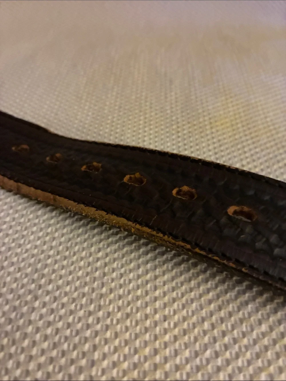 Wrangler True Vintage Western Dark Brown Leather Belt w/Engraved Silver Buckle